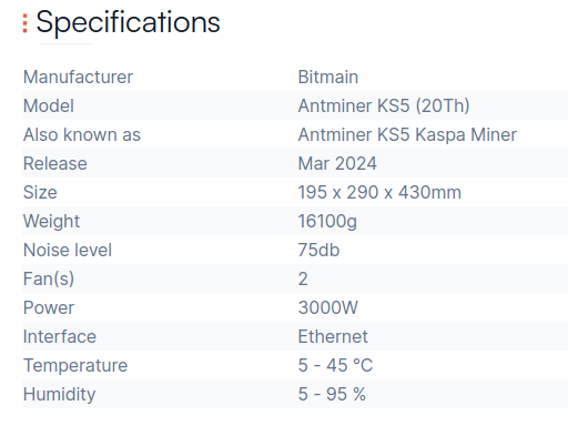 ks5 specification